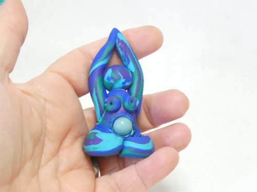 Goddess marble clay altar - goddess,