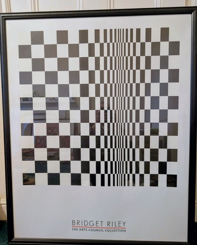 Bridget riley framed art print - art,