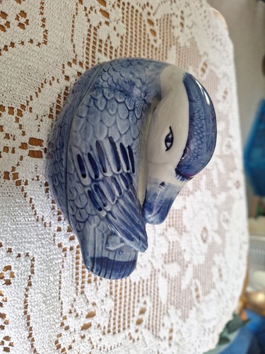 Vintage ceramic duck - duck, trinket