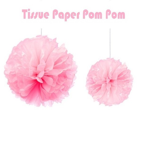 Pcs tissue paper pom poms - pcs,