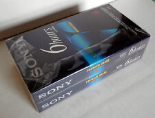 (2) Pack New Sony Premium Grade VHS Video Tape T-120 6 Hour T-120VE Free Ship