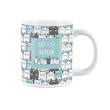 Cat Dad/Butler Jumbo Mug Funny