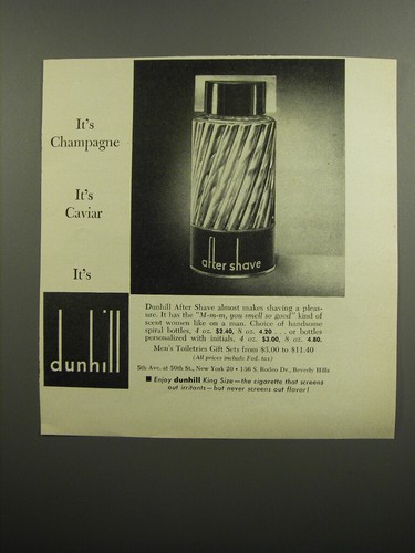 1952 dunhill after shave - dunhill,