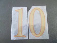 Nameset Clearance Short no 10 2004 Italy Football Nameset 4 shirt