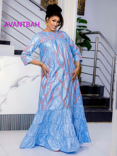 African bazin riche abaya - african,