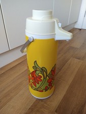 Vintage Floral Flask Thermos
