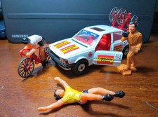 Corgi No13 Tour de France Raleigh Creda Team Rare Red Bikes Rider Peugeot 505STI