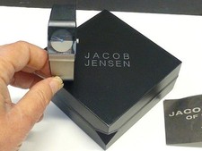Jacob Jensen Watch New Dimensions Max Rene Denmark Titanium Sapphire w Box 1998