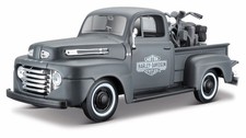 1948 Pickup Truck & Motorcycle