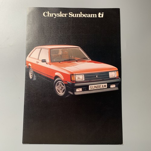 Chrysler sunbeam 1979 - chrysler,