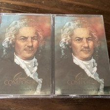 Great Composers, Time life Music BACH CONCERT Twin Cassette Sealed Free UK Post