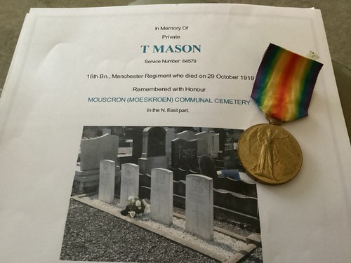 Ww1 victory medal - victory, mason