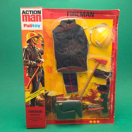 Action man fireman outfit - man,