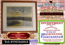 SIR PETER SCOTT ORIGINAL FINE