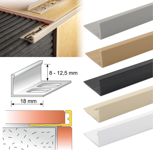 Pvc straight edge tile trim - pvc,