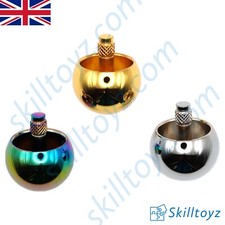 Tippe Top Solid Metal Aluminium Flip Over Spin Top Desk Toy Fun Gadget - UK Shop