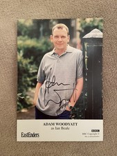 ADAM WOODYATT- IAN BEALE (EASTENDERS) HAND SIGNED BBC CAST CARD-UNDEDICATED