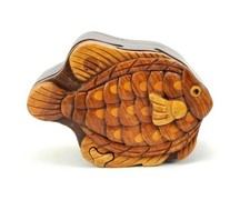 WOOD PUZZLE BOX - FISH