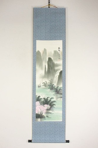 Japanese hanging scroll - japanese, spring