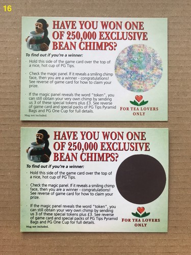 Brooke bond tips bean chimp - bean,