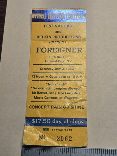 Old foreigner vintage concert - foreigner,