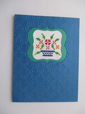 Handmade Greeting Card Cross
