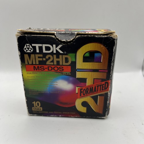 Tdk 2hd dos - mf-2hd, ps-2