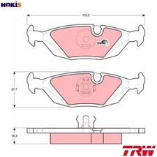 BRAKE PAD SET DISC BRAKE