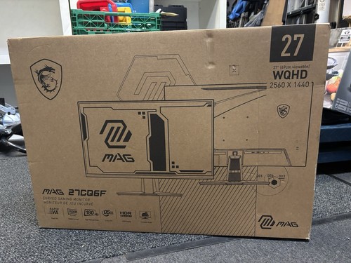 Msi mag 27cq6f wqhd curved - mag,