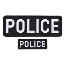 Police Patch with Hook and