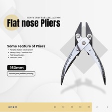 160mm Heavy Duty Flat Nose