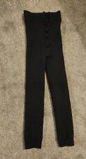 primark atmosphere plush fleece lined ladies leggings - size s/m