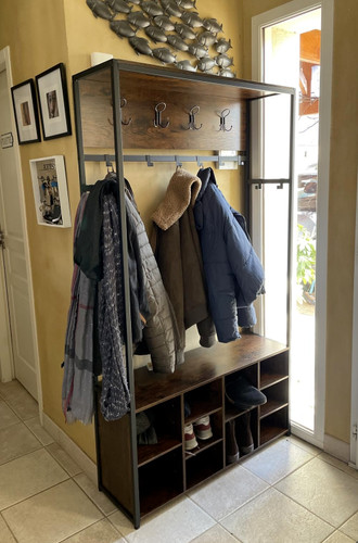Large coat rack rustic - coat, shoe