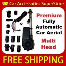 Universal Premium Car Aerial Electric Automatic Multi Head 12v 12 Volt Wing Fit