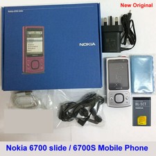 100% Genuine Original Nokia 6700 Slide,6700s GSM 3G 5MP Unlock Mobile Phone Silv