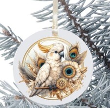 Cockatoo Parrot Hanging Bauble