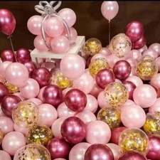 Happy Birthday Balloons Banner Bunting Self Inflating Decoration Letters Balloon