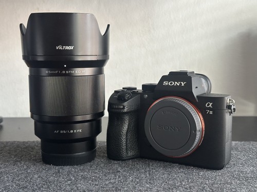 Sony a7iii with viltrox 8 - sony,