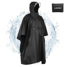 _Lixada Hooded Rain Poncho