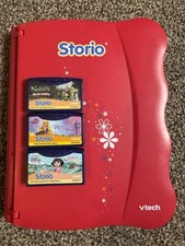 VTech Storio Games Set of 3 Including Shrek Rapunzal and Dora The Explorer