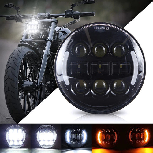 Led headlight w turn - 5.75",