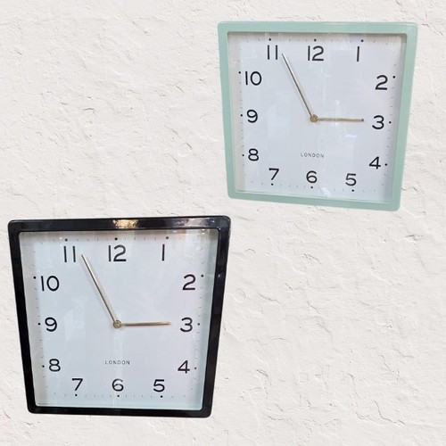Square wall clock london - square,