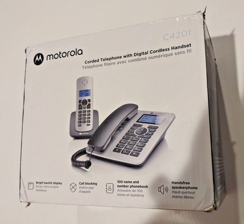 Motorola c4201 corded - c4201, w/