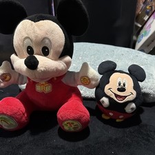 Mickey Mouse Interactive Clementoni Talk Play Learn Soft Toy & Soft Mickey Ball 
