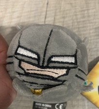 BNWT Kawaii Cubes: Batman v Superman - grey ARMOURED BATMAN plush DC Comics NEW