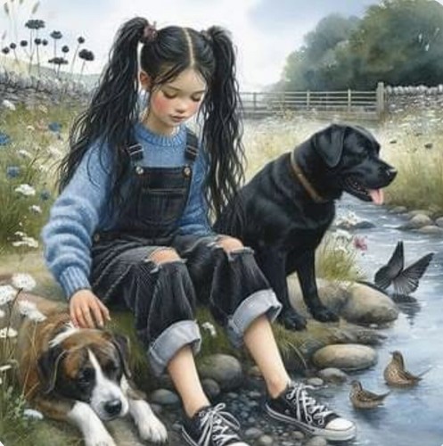 Black labrador cross - labrador, (57)