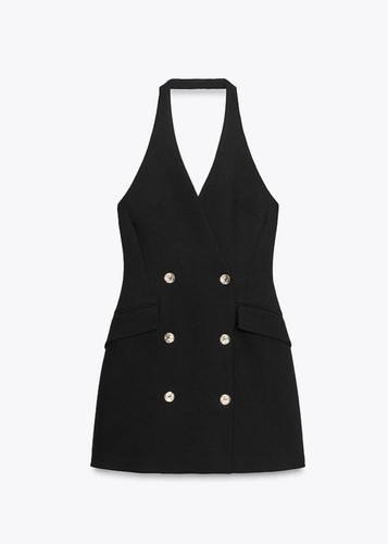 Zara new woman halter mini - zara,