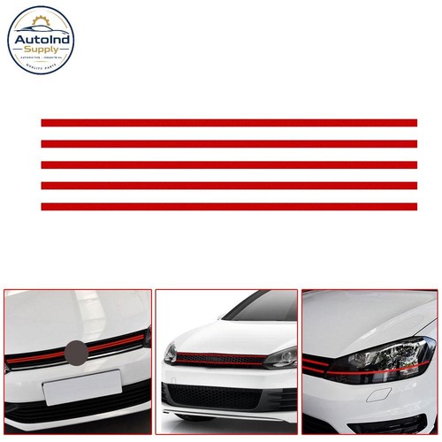 Red sticker strip trim - strip, for