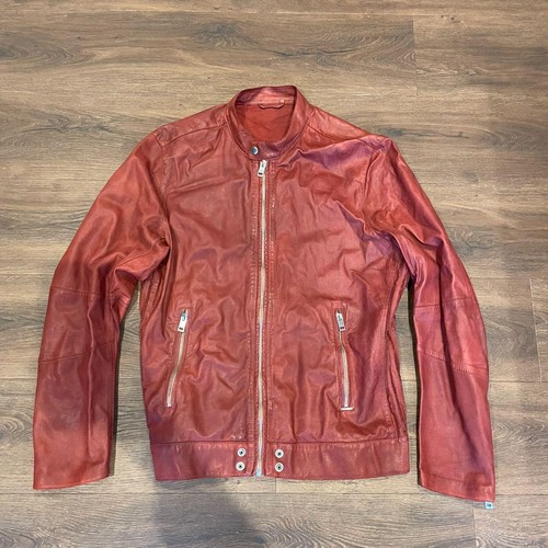 Diesel red leather - , jacket
