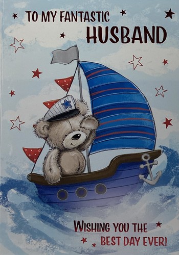 Husband birthday card sailing - birthday,